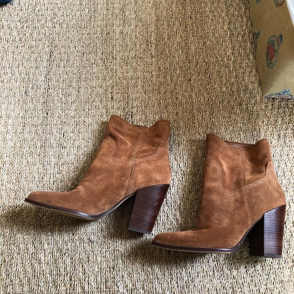 SOLD-Dolce Vita Pointed Toe Block-heel Boots - Picture 4 of 6